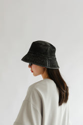 A - List Denim Bucket Hat